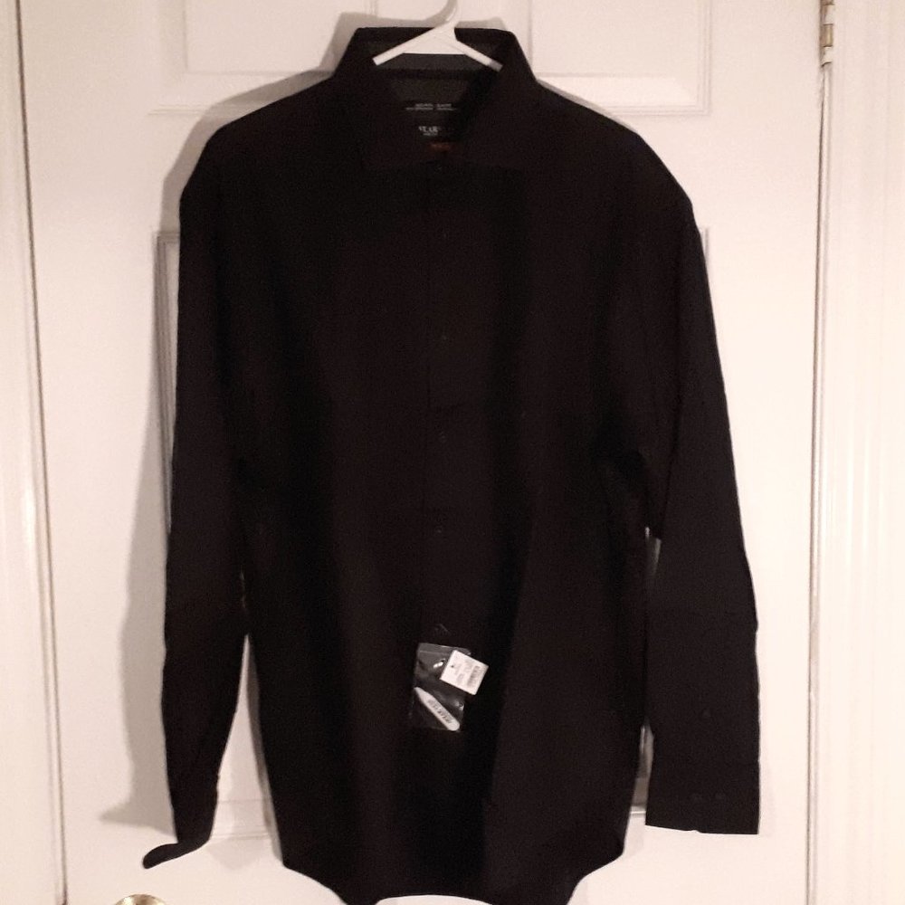 Black AWEARNESS Kenneth Cole Slim Fit Dress Shirt